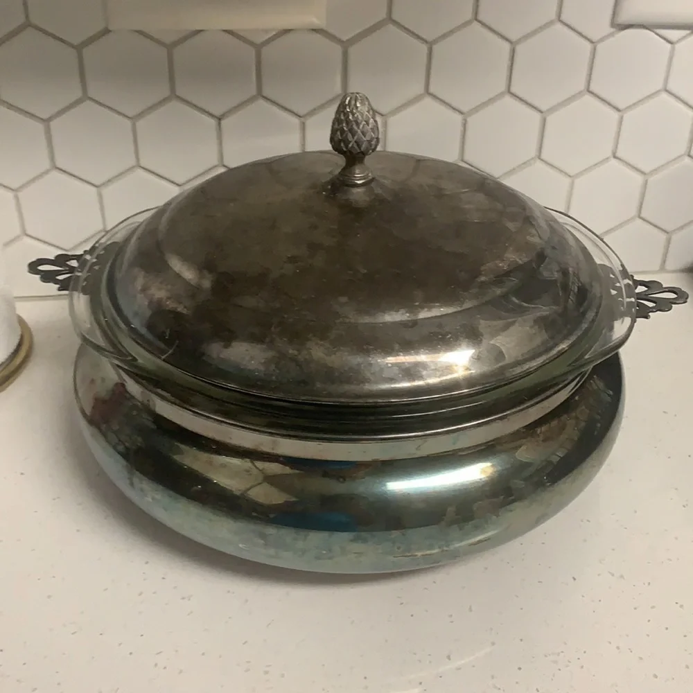 The sheffield silver company covered‎ dish silver